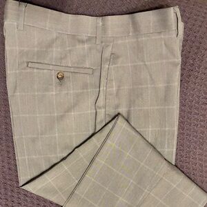 Ralph Lauren Light Gray Checkered Pants